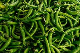 Fresh Green Chillies